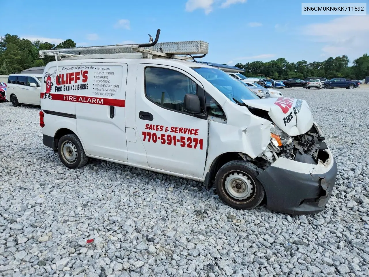 2019 Nissan Nv200 S VIN: 3N6CM0KN6KK711592 Lot: 60850496