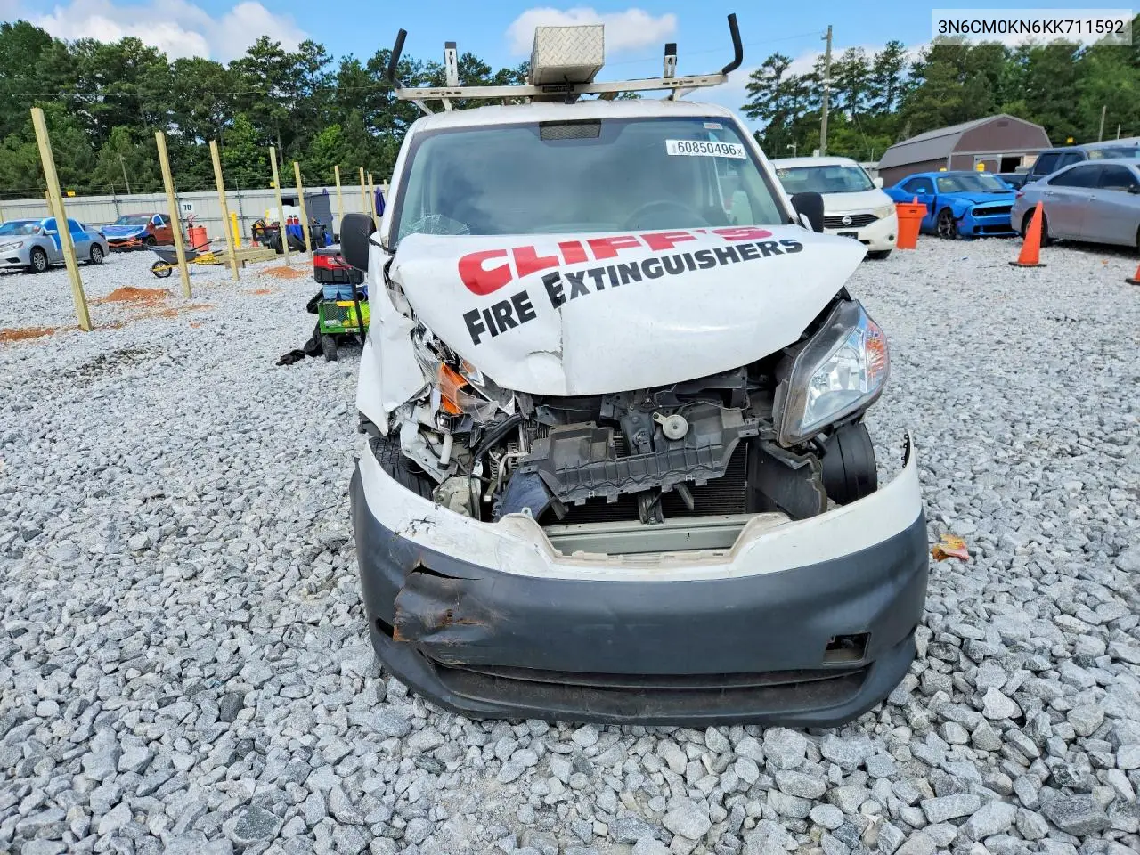 2019 Nissan Nv200 S VIN: 3N6CM0KN6KK711592 Lot: 60850496