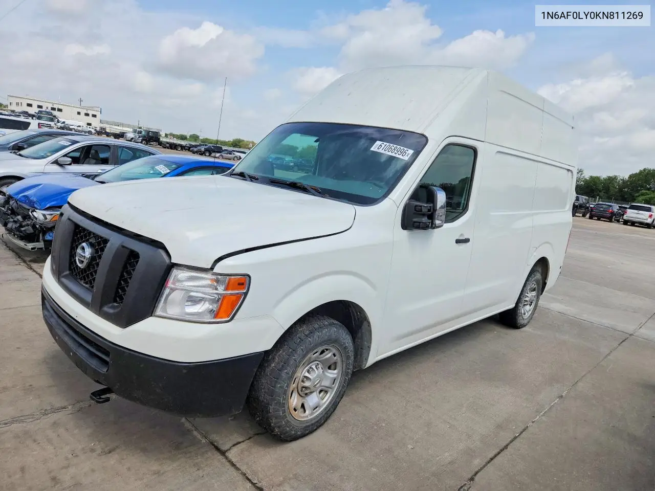 2019 Nissan Nv 2500 Hd Sv VIN: 1N6AF0LY0KN811269 Lot: 61068996