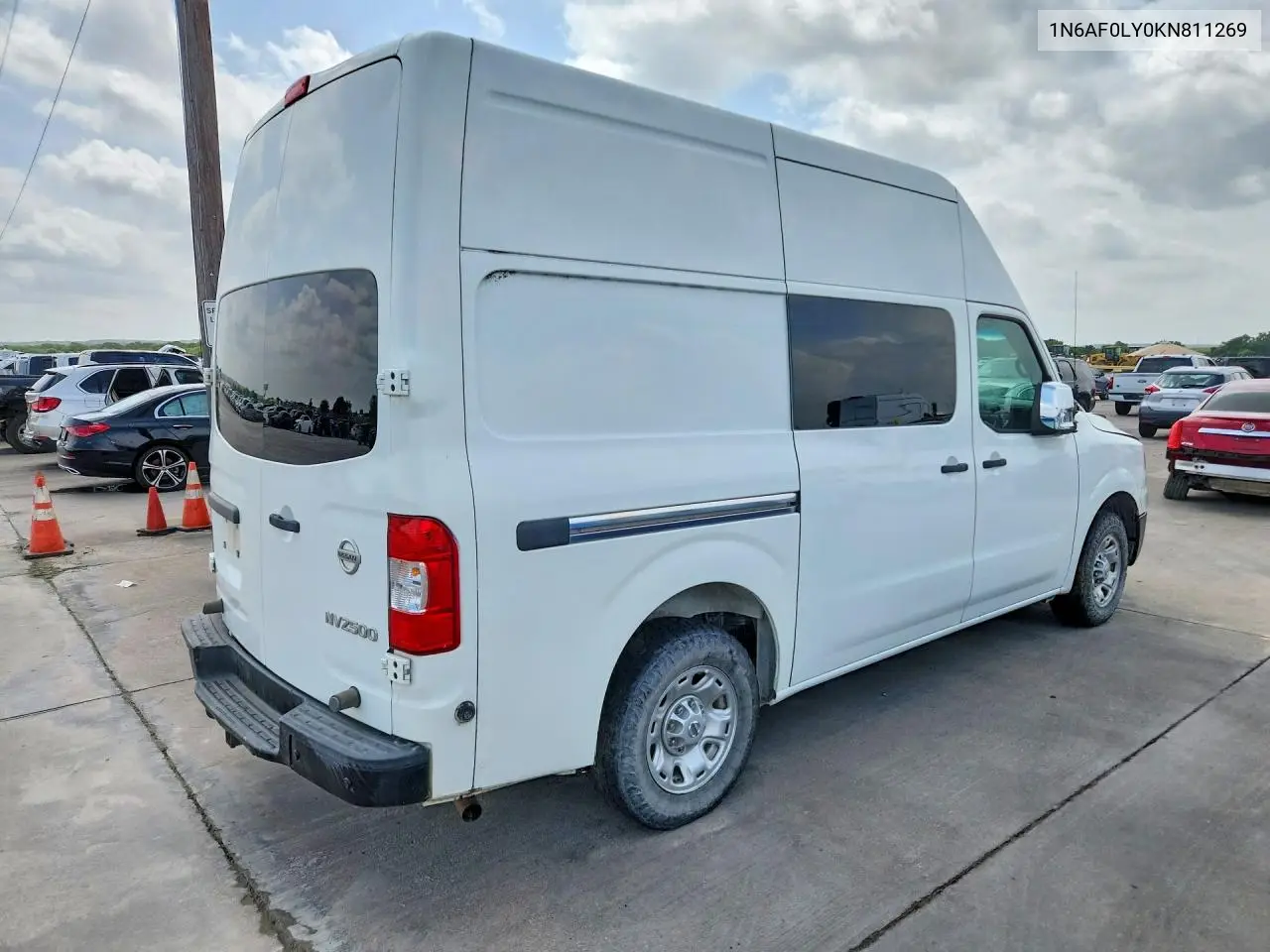2019 Nissan Nv 2500 Hd Sv VIN: 1N6AF0LY0KN811269 Lot: 61068996