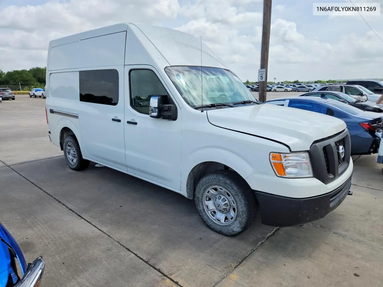 2019 Nissan Nv 2500 Hd Sv VIN: 1N6AF0LY0KN811269 Lot: 61068996