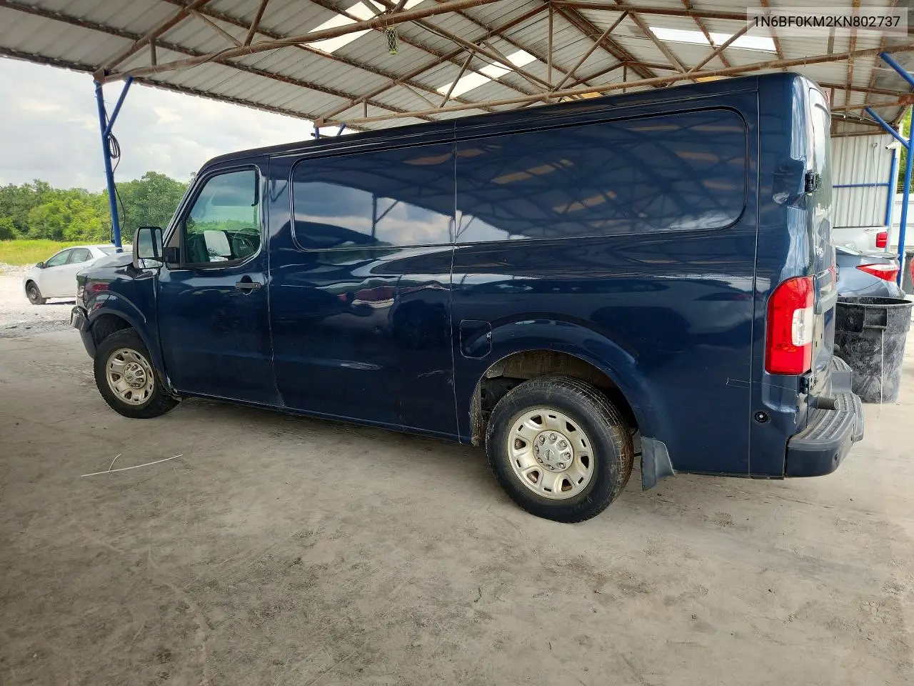 2019 Nissan Nv 1500 Sv VIN: 1N6BF0KM2KN802737 Lot: 61500916