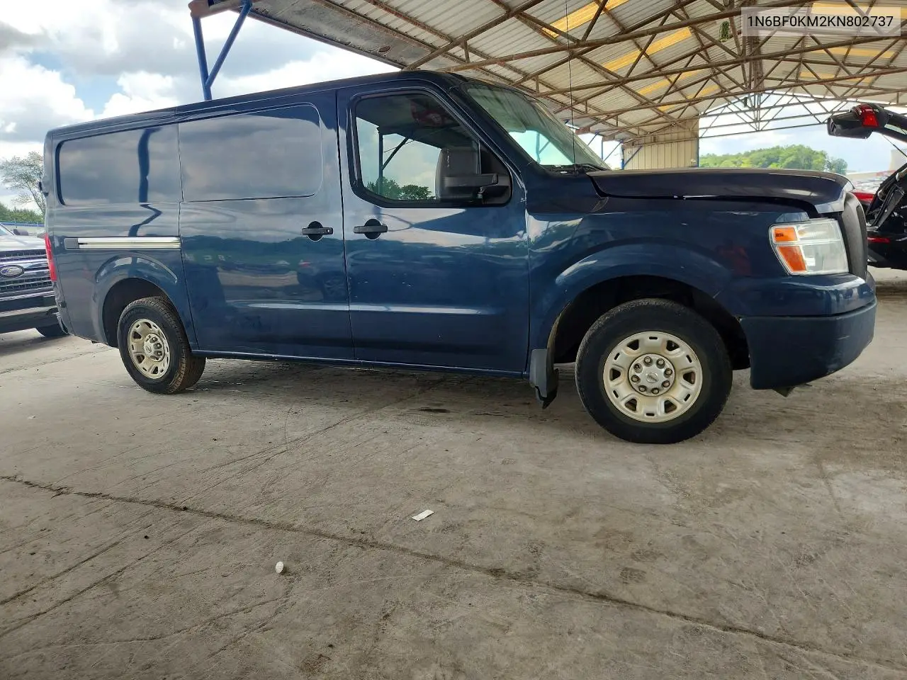 2019 Nissan Nv 1500 Sv VIN: 1N6BF0KM2KN802737 Lot: 61500916