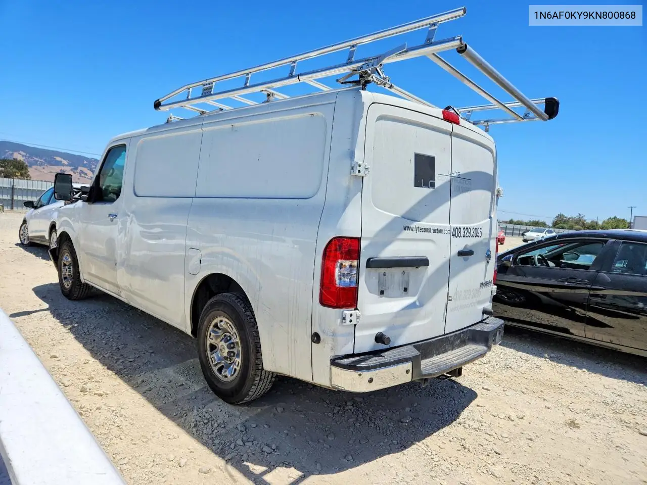 2019 Nissan Nv 3500 Hd Sl VIN: 1N6AF0KY9KN800868 Lot: 61600966