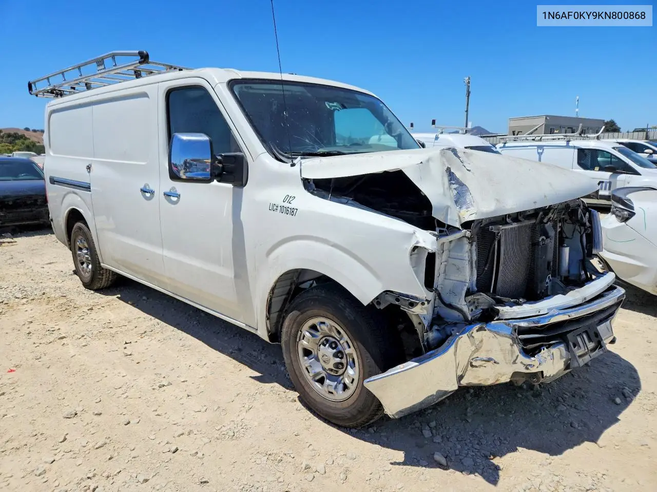 2019 Nissan Nv 3500 Hd Sl VIN: 1N6AF0KY9KN800868 Lot: 61600966