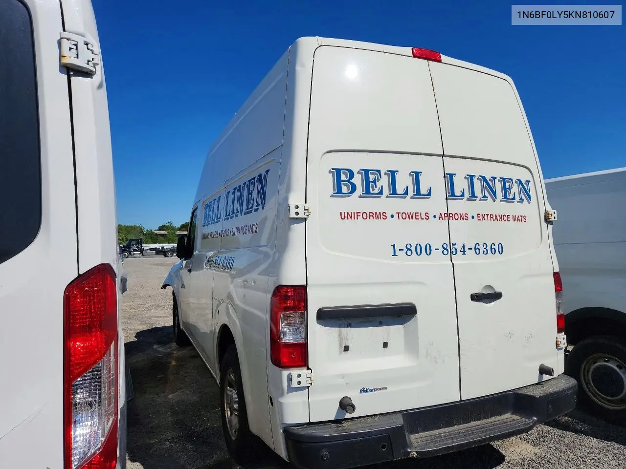 2019 Nissan Nv 2500 Hd Sv VIN: 1N6BF0LY5KN810607 Lot: 62517546