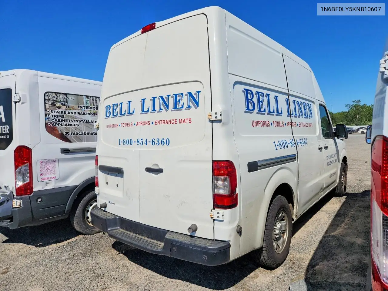 2019 Nissan Nv 2500 Hd Sv VIN: 1N6BF0LY5KN810607 Lot: 62517546