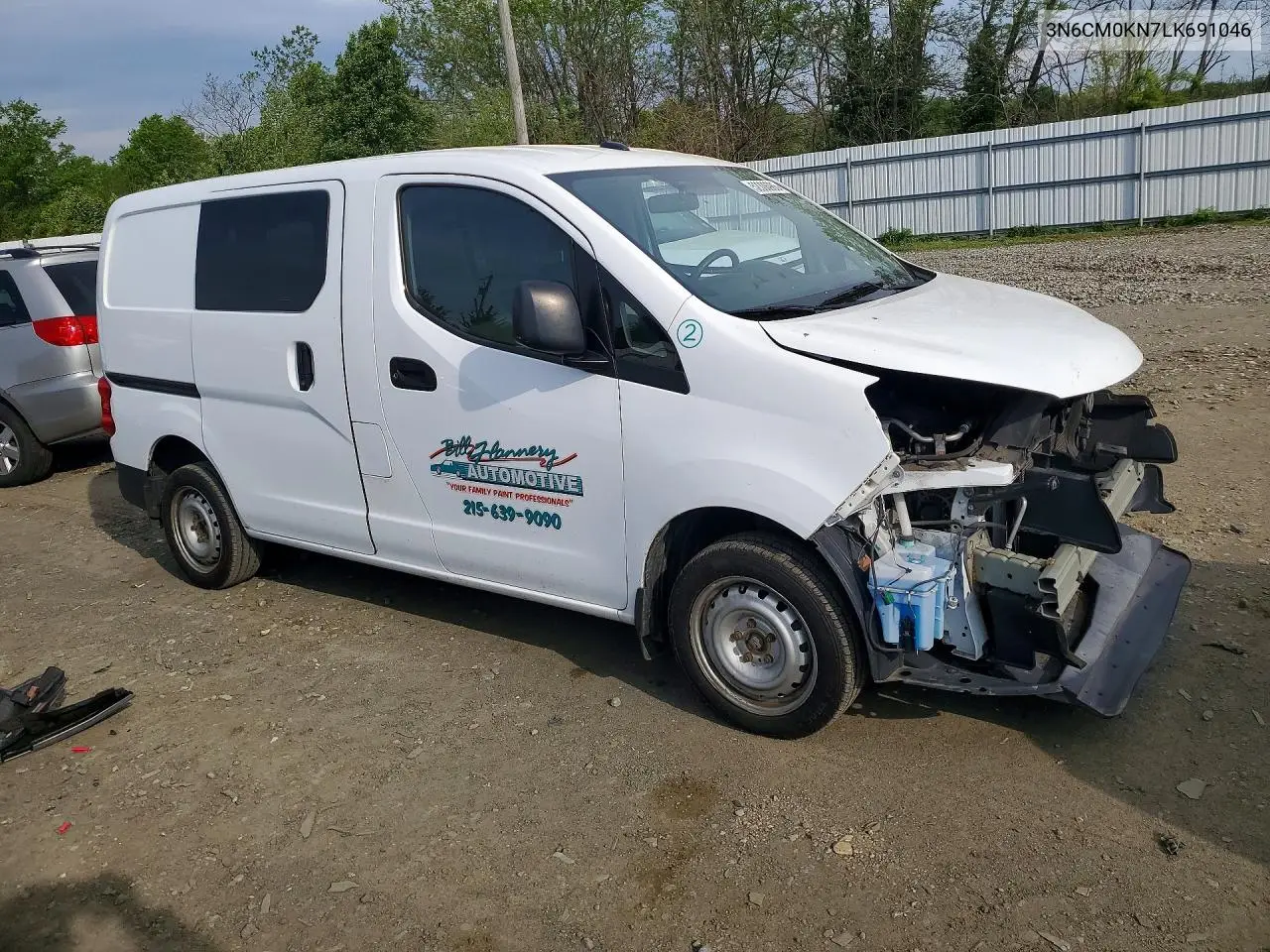 2020 Niss Nv200 S VIN: 3N6CM0KN7LK691046 Lot: 52306986