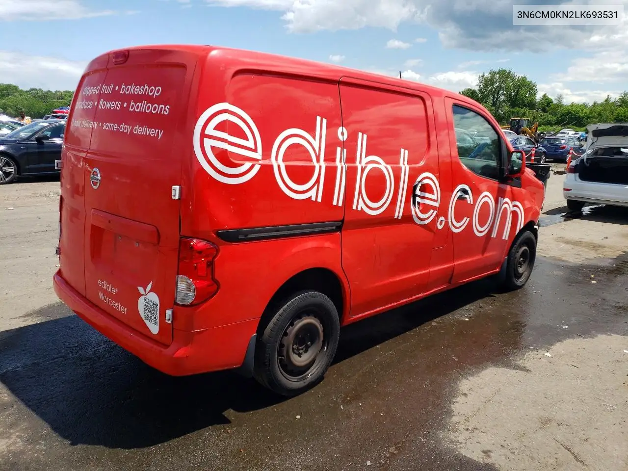 2020 Nissan Nv200 Sv VIN: 3N6CM0KN2LK693531 Lot: 53987076