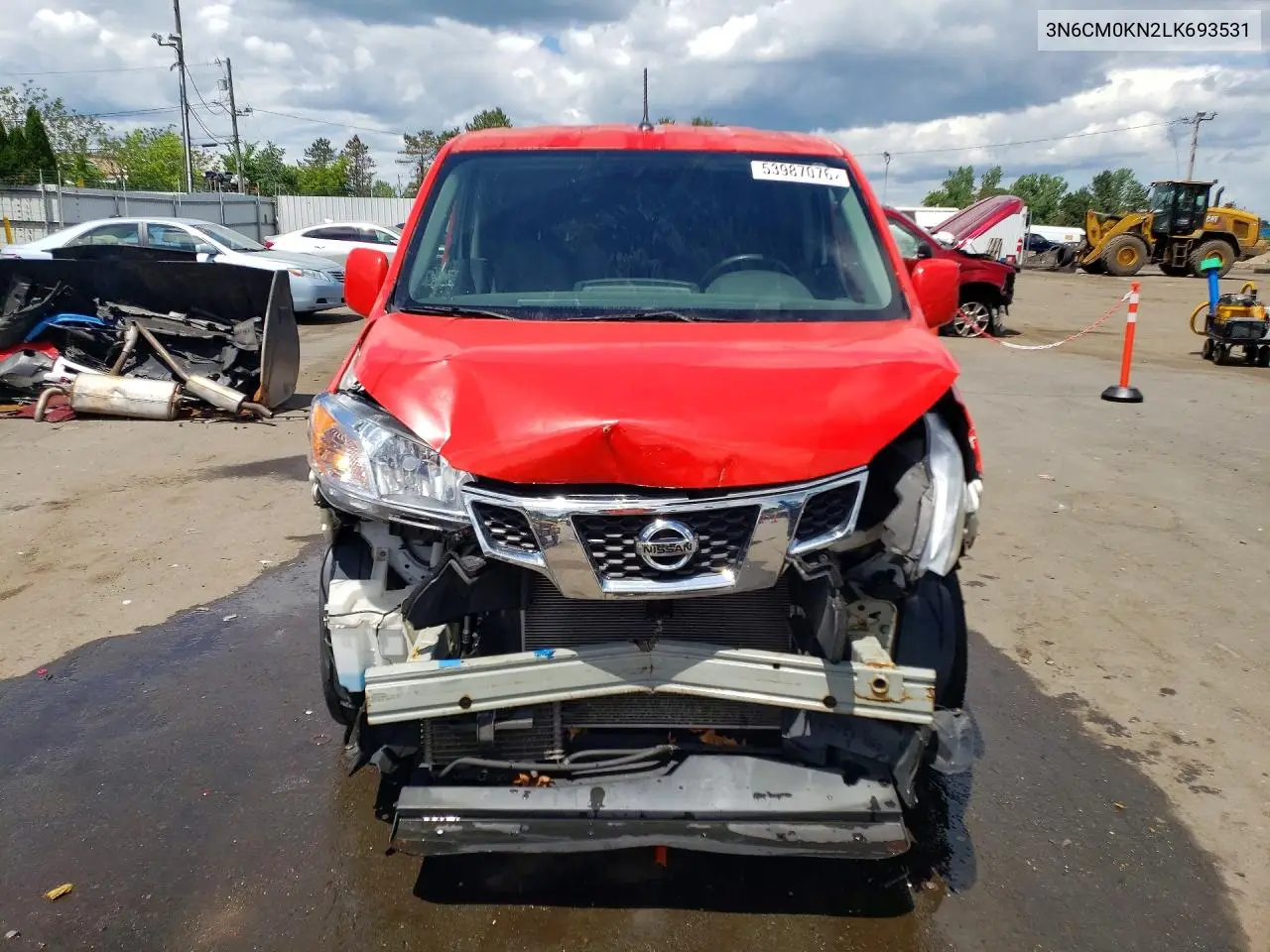 2020 Nissan Nv200 Sv VIN: 3N6CM0KN2LK693531 Lot: 53987076