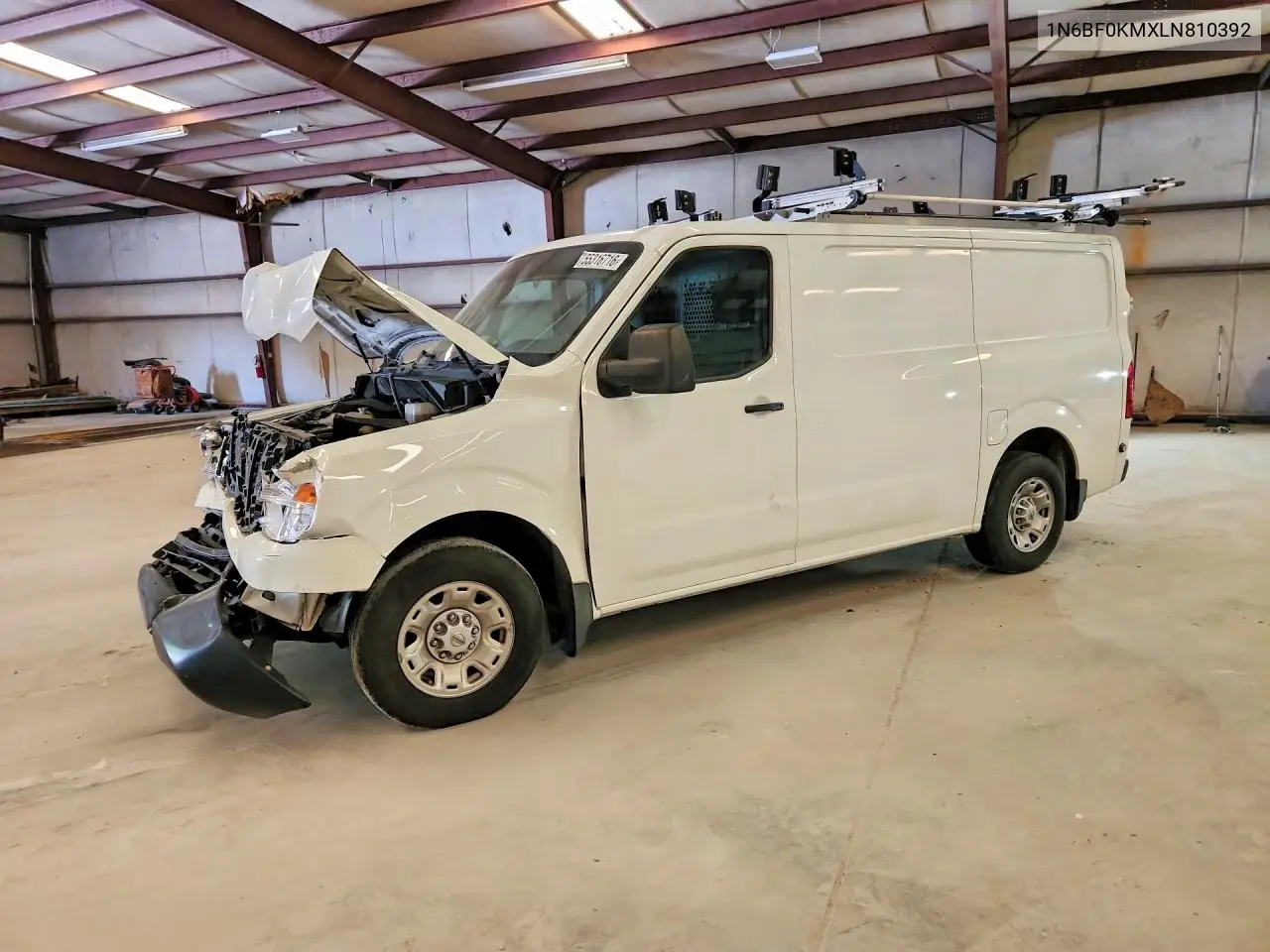 2020 Nissan Nv 1500 Sv VIN: 1N6BF0KMXLN810392 Lot: 55316716