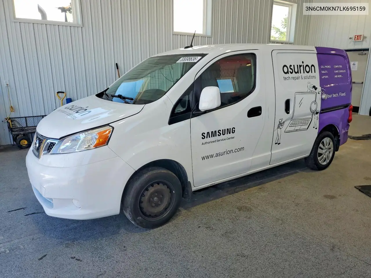 2020 Nissan Nv VIN: 3N6CM0KN7LK695159 Lot: 55698636