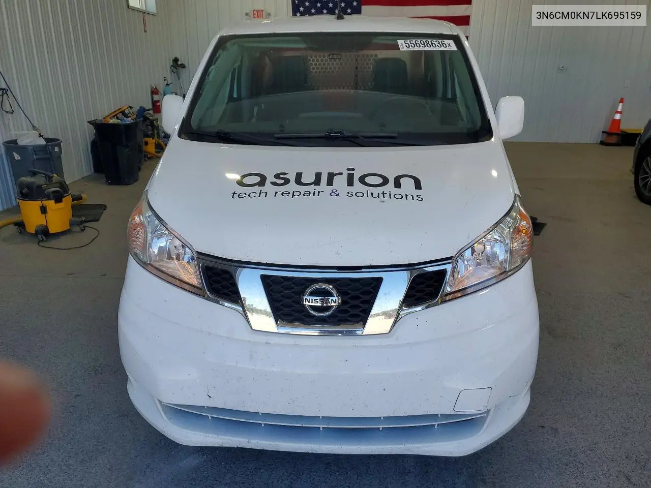 2020 Nissan Nv VIN: 3N6CM0KN7LK695159 Lot: 55698636