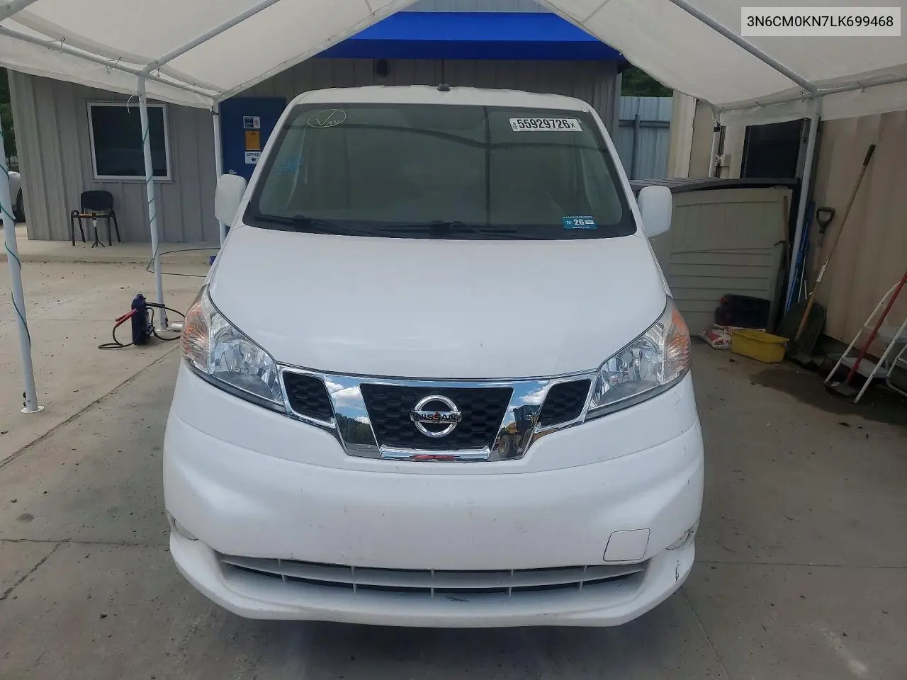 2020 Nissan Nv200 Sv VIN: 3N6CM0KN7LK699468 Lot: 55929726