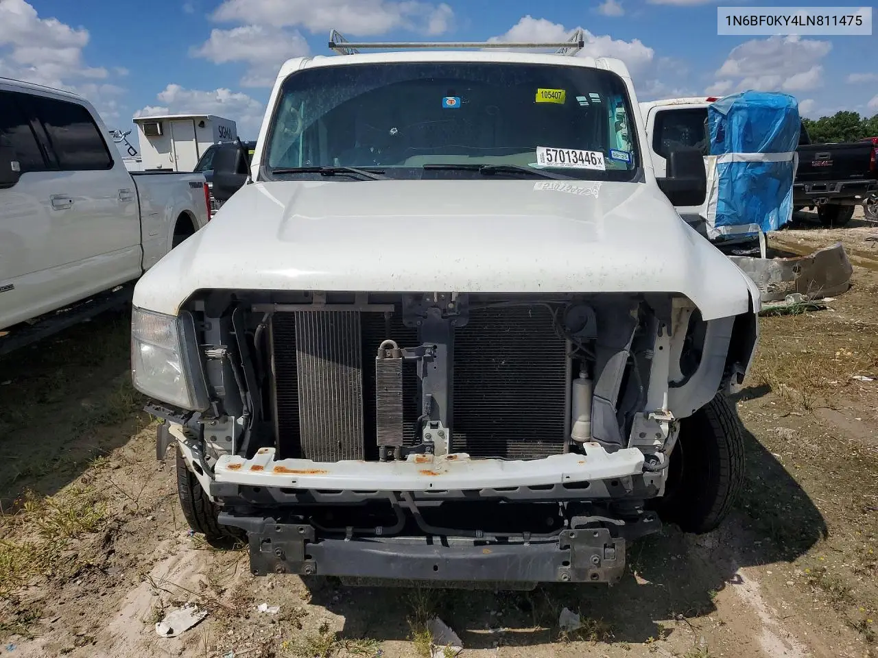 2020 Nissan Nv 2500 Hd Sv VIN: 1N6BF0KY4LN811475 Lot: 57013446