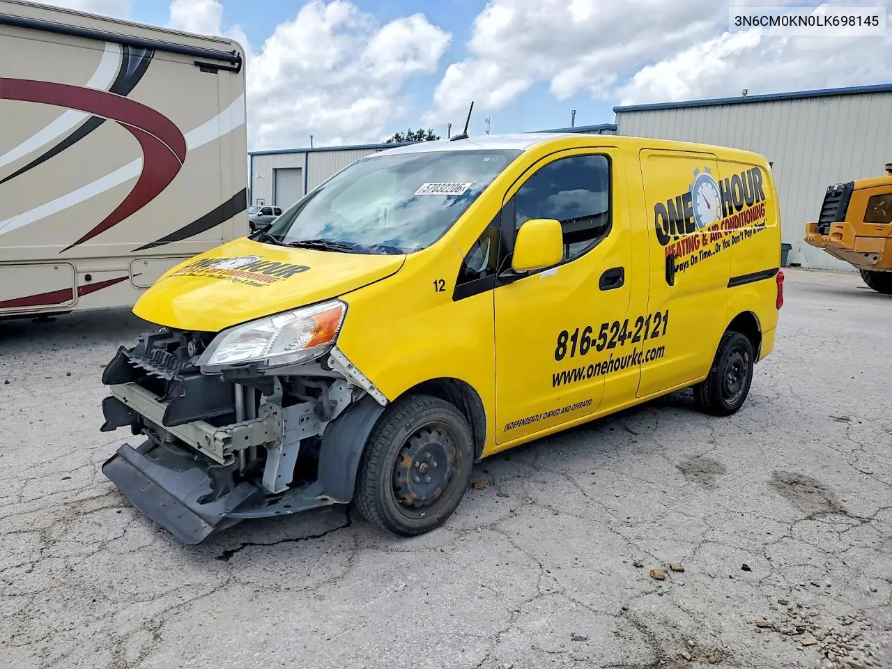 2020 Nissan Nv200 S VIN: 3N6CM0KN0LK698145 Lot: 57032206