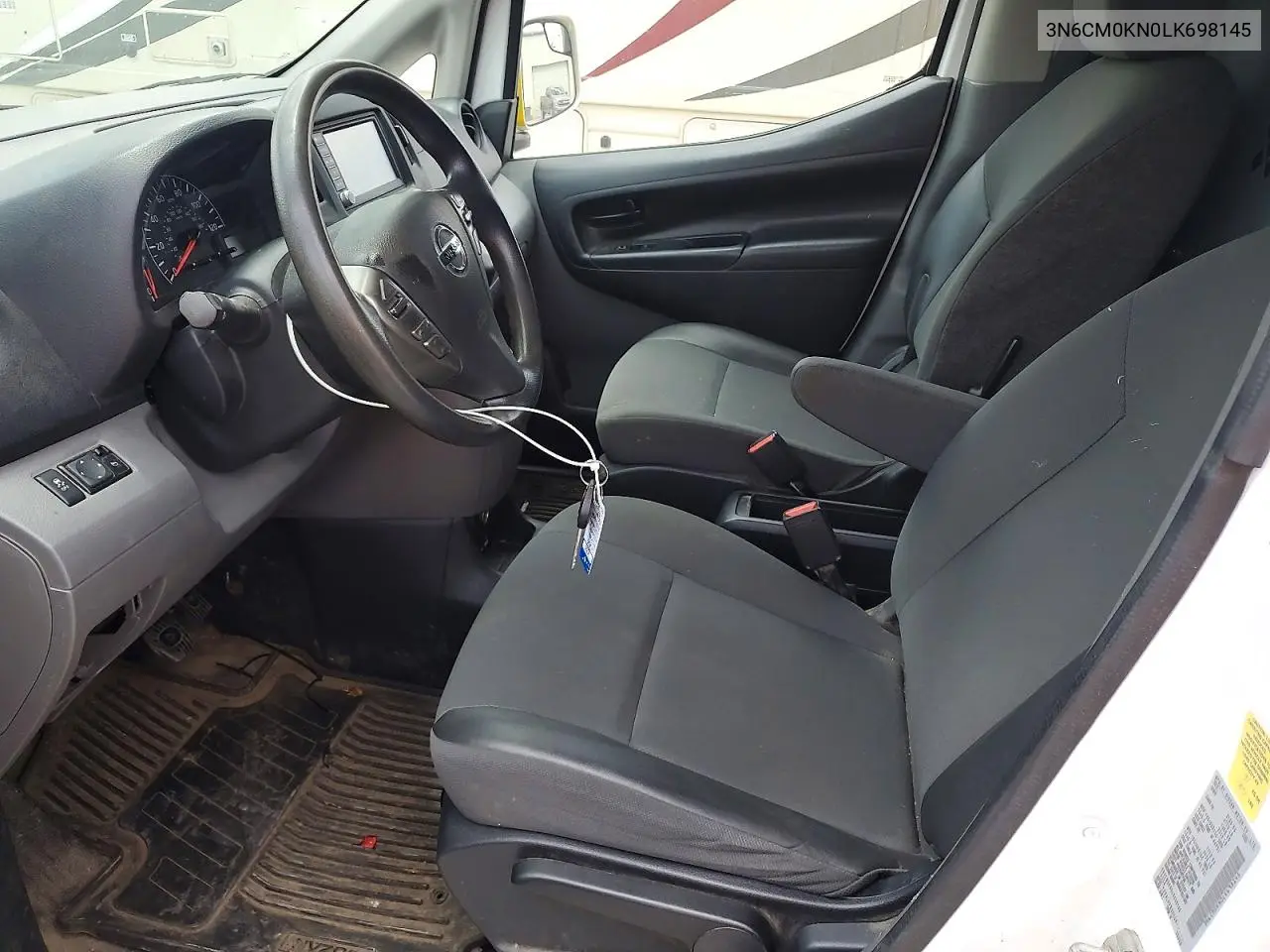 2020 Nissan Nv200 S VIN: 3N6CM0KN0LK698145 Lot: 57032206