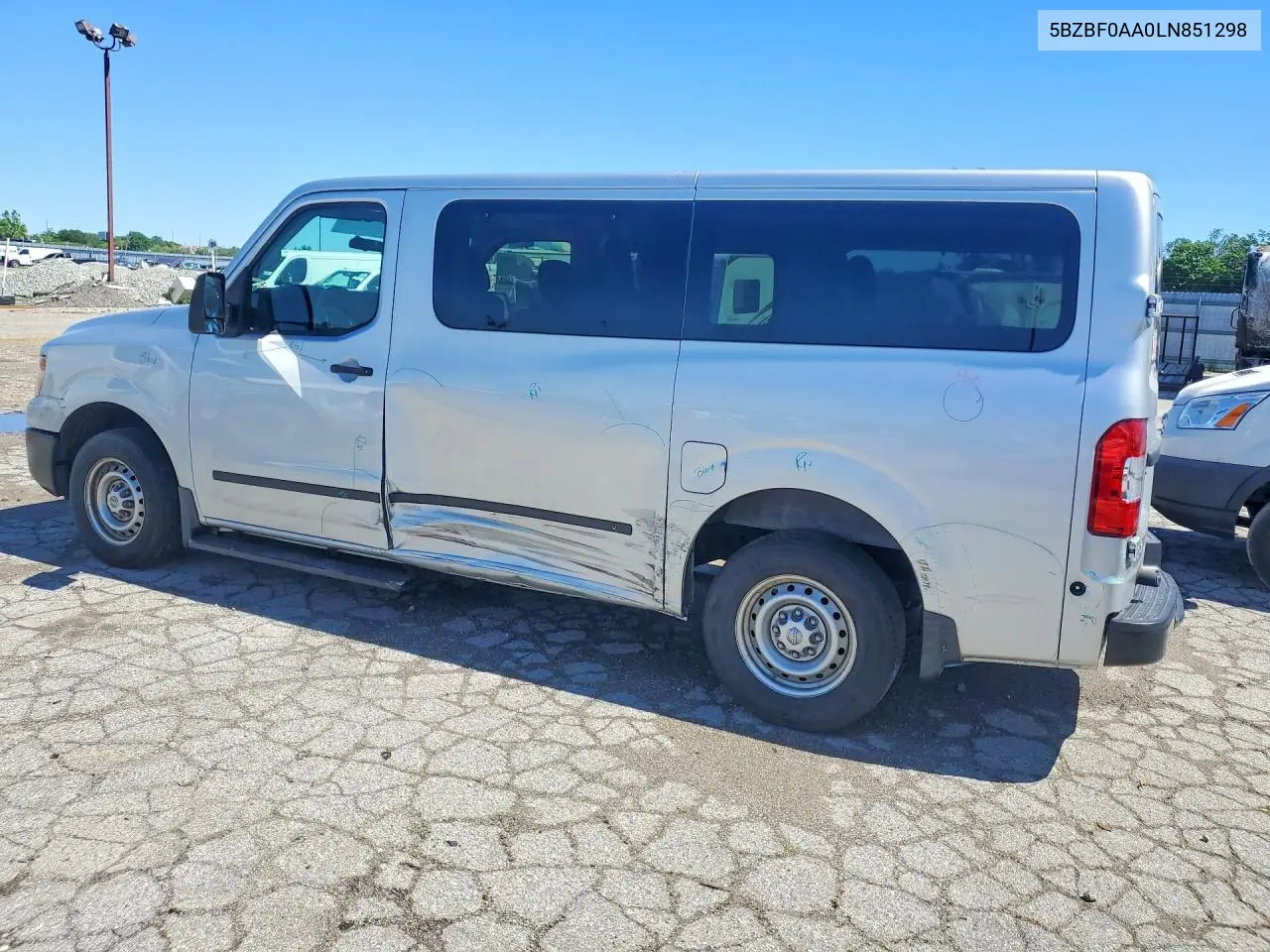 2020 Nissan Nv 3500 Hd S VIN: 5BZBF0AA0LN851298 Lot: 57039446