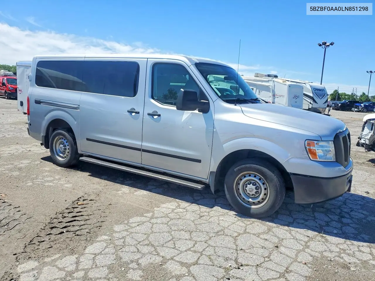 2020 Nissan Nv 3500 Hd S VIN: 5BZBF0AA0LN851298 Lot: 57039446
