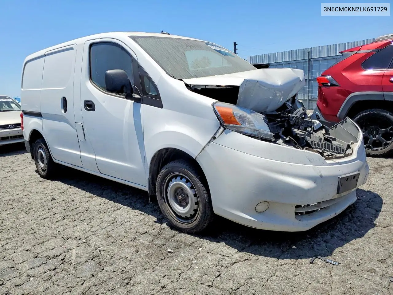 2020 Nissan Nv200 S VIN: 3N6CM0KN2LK691729 Lot: 57393926