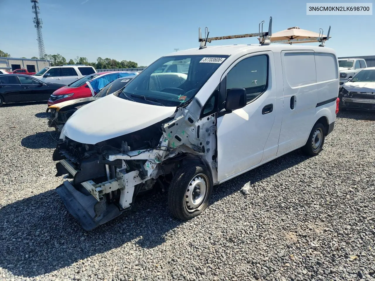 2020 Nissan Nv200 S VIN: 3N6CM0KN2LK698700 Lot: 57703606