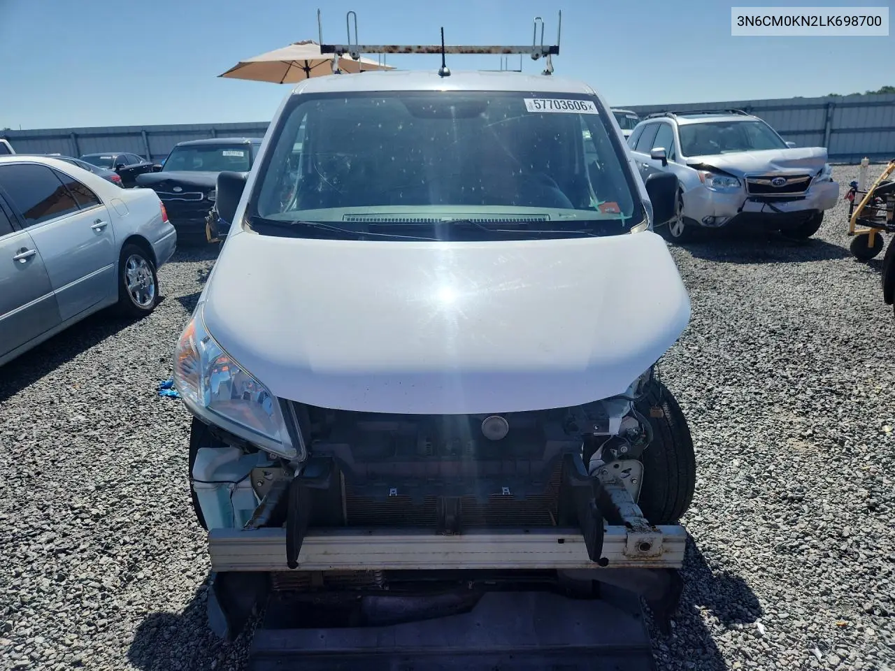 2020 Nissan Nv200 S VIN: 3N6CM0KN2LK698700 Lot: 57703606