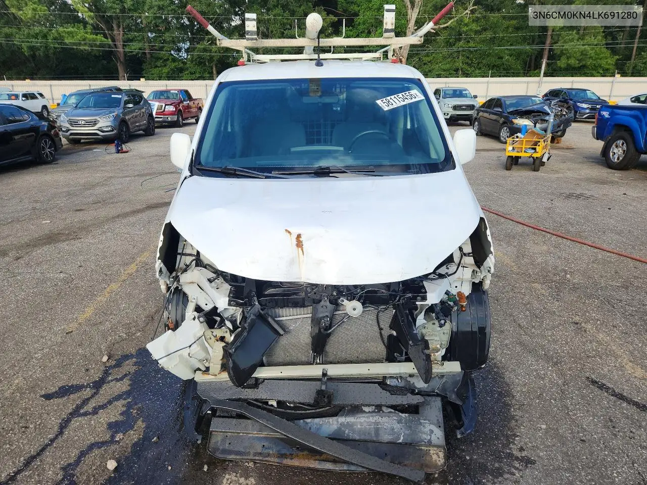 2020 Nissan Nv200 Sv VIN: 3N6CM0KN4LK691280 Lot: 58115456