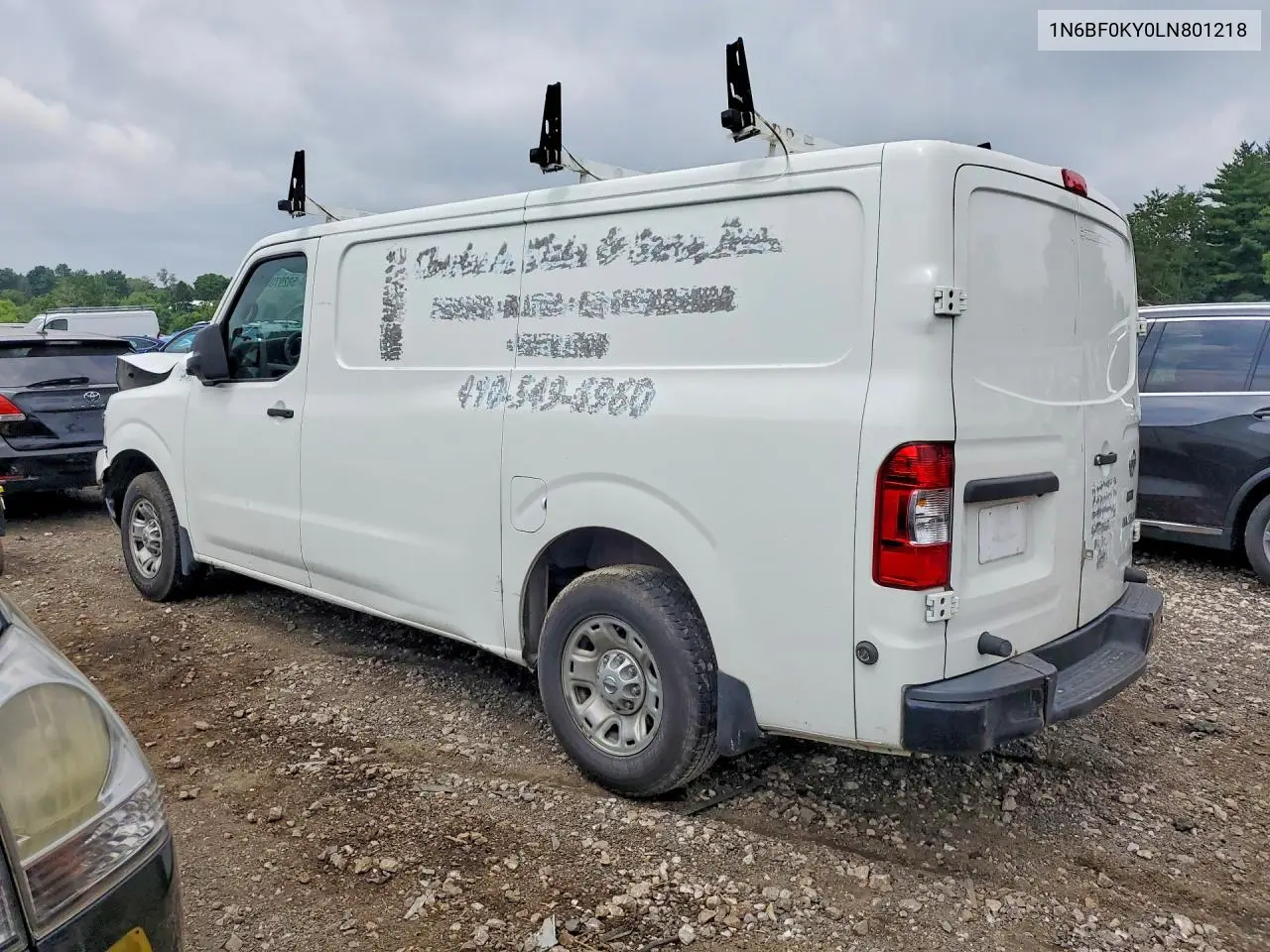 2020 Nissan Nv 2500 Hd Sv VIN: 1N6BF0KY0LN801218 Lot: 58297056