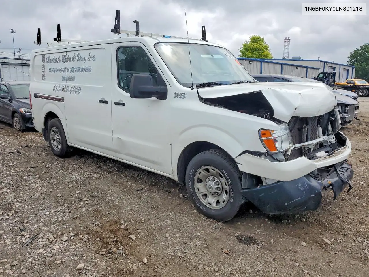 2020 Nissan Nv 2500 Hd Sv VIN: 1N6BF0KY0LN801218 Lot: 58297056