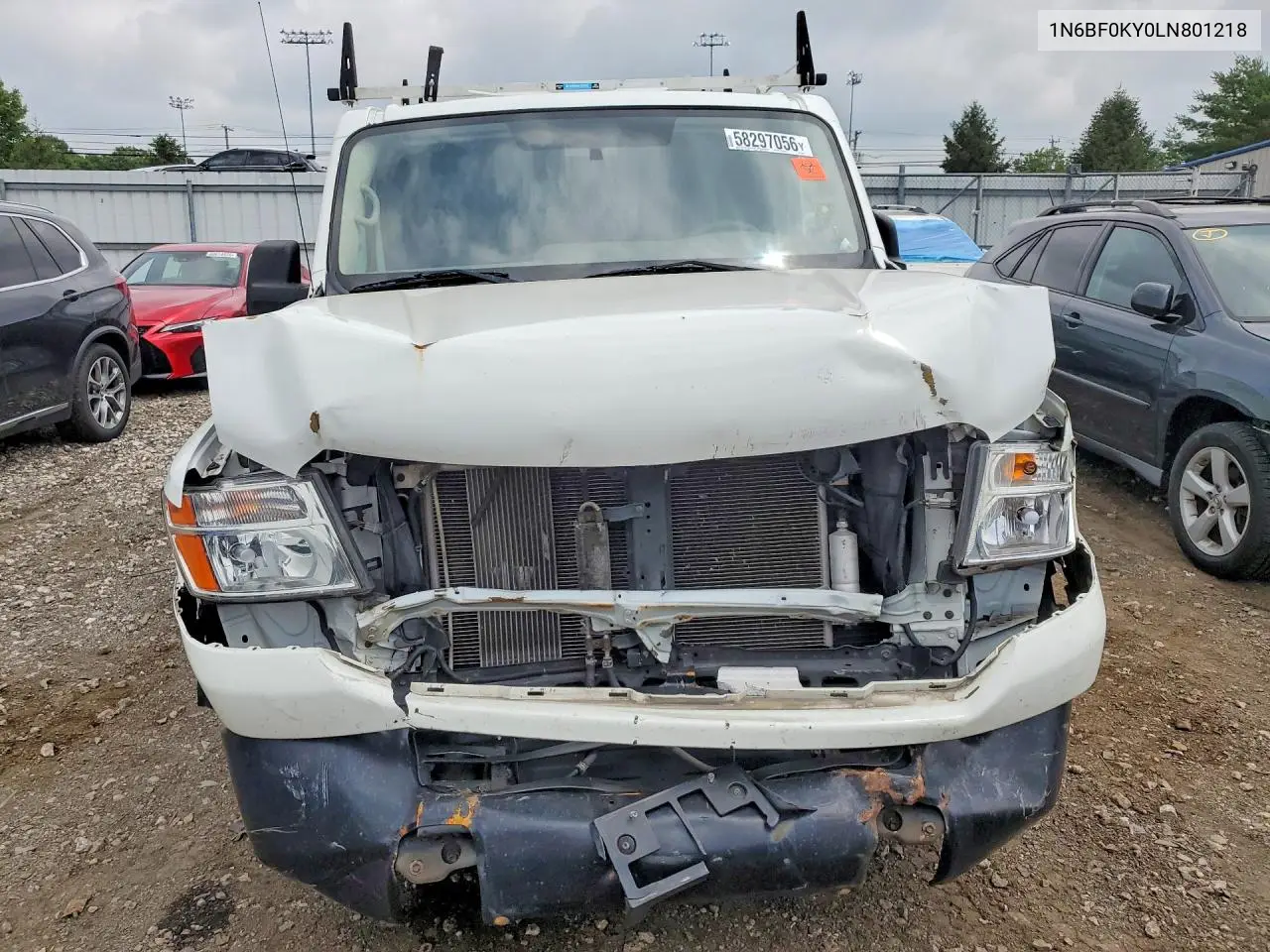 2020 Nissan Nv 2500 Hd Sv VIN: 1N6BF0KY0LN801218 Lot: 58297056