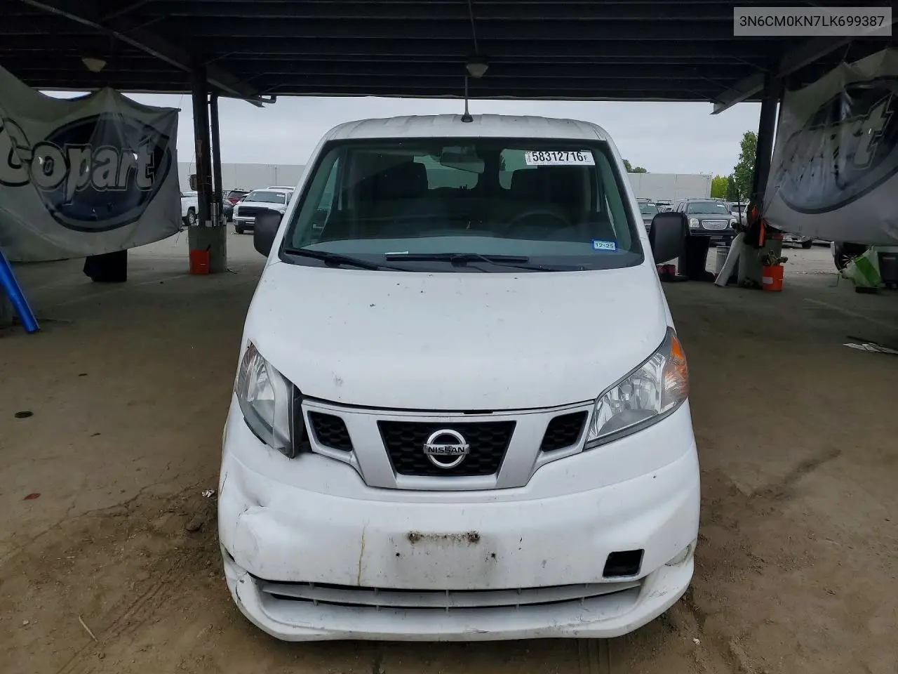 2020 Nissan Nv200 S VIN: 3N6CM0KN7LK699387 Lot: 58312716