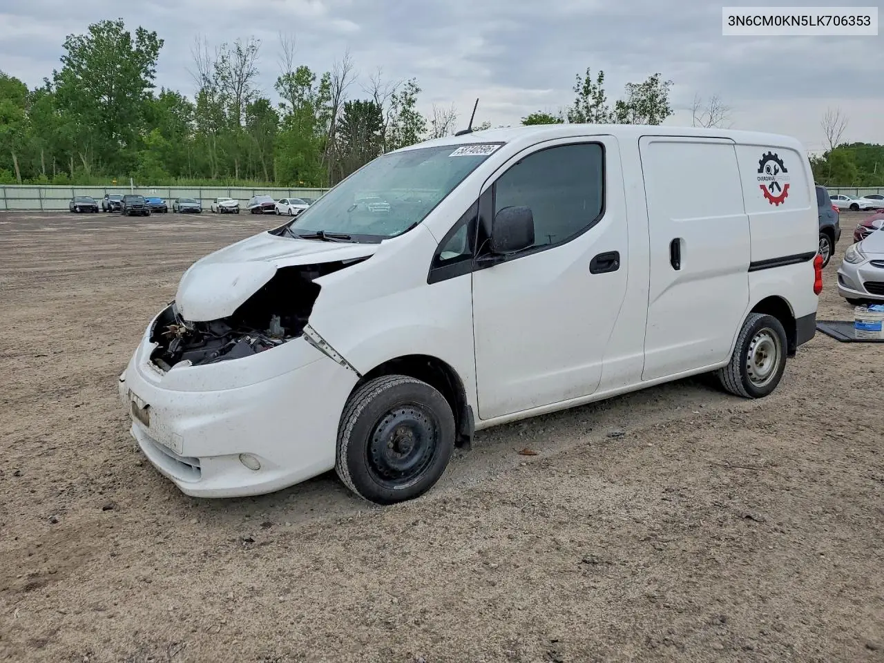 2020 Niss Nv200 VIN: 3N6CM0KN5LK706353 Lot: 58740596