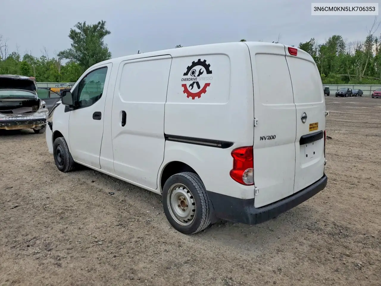 2020 Niss Nv200 VIN: 3N6CM0KN5LK706353 Lot: 58740596