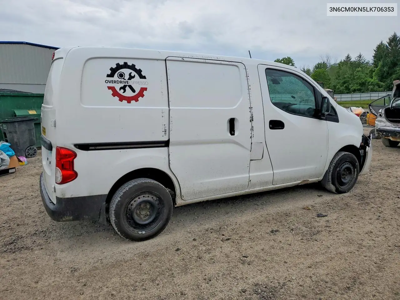 2020 Niss Nv200 VIN: 3N6CM0KN5LK706353 Lot: 58740596