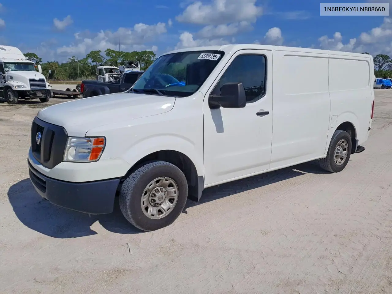 2020 Nissan Nv 2500 Hd Sv VIN: 1N6BF0KY6LN808660 Lot: 58780736