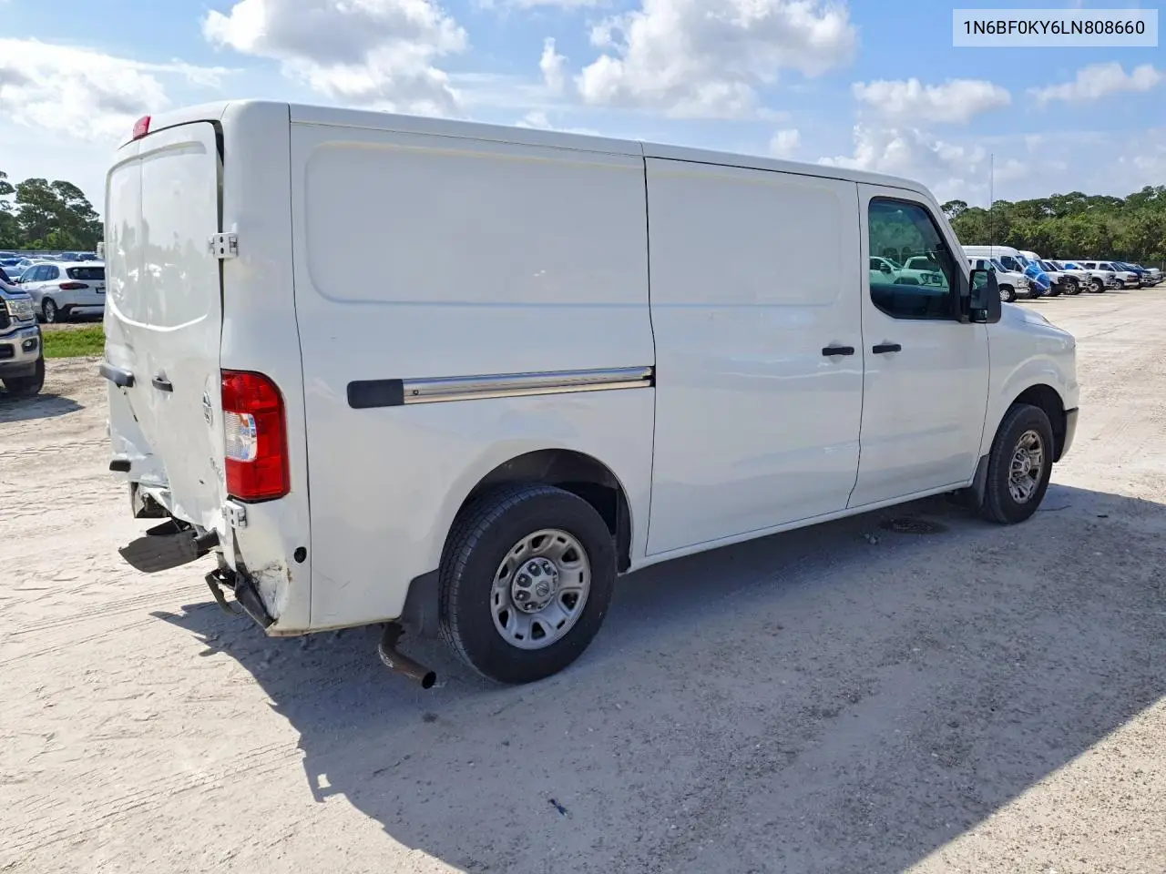 2020 Nissan Nv 2500 Hd Sv VIN: 1N6BF0KY6LN808660 Lot: 58780736