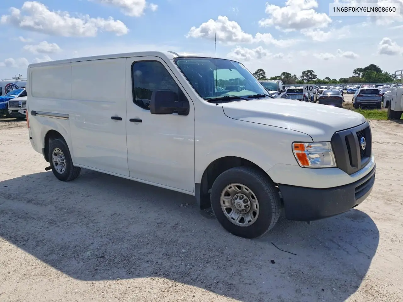 2020 Nissan Nv 2500 Hd Sv VIN: 1N6BF0KY6LN808660 Lot: 58780736