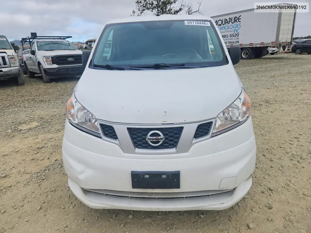 2020 Nissan Nv200 Delivery Van VIN: 3N6CM0KN6LK693192 Lot: 59116446