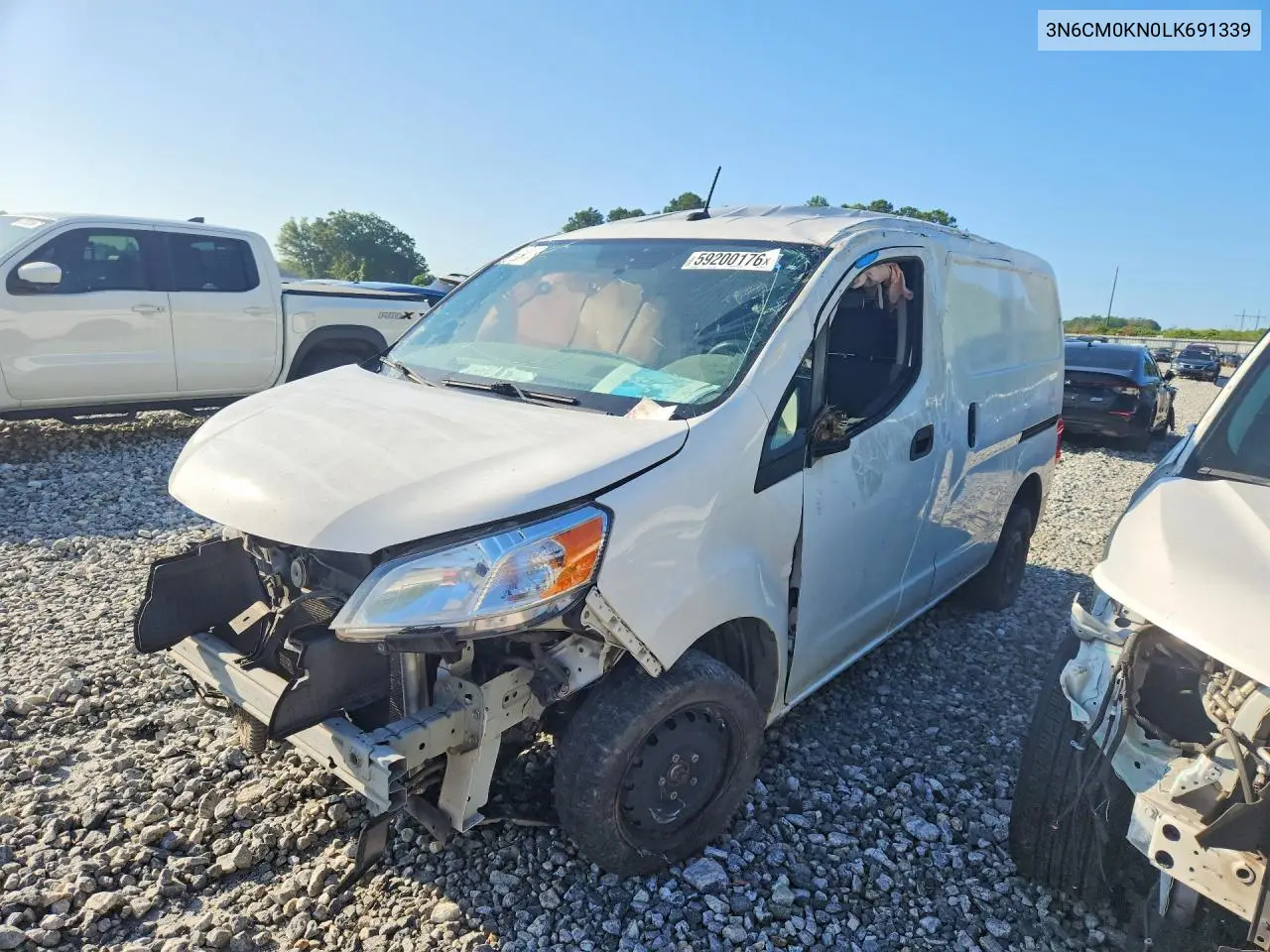 2020 Nissan Nv200 Sv VIN: 3N6CM0KN0LK691339 Lot: 59200176