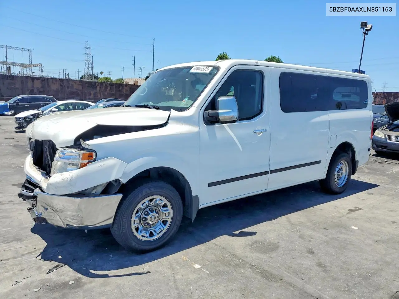 2020 Nissan Nv 3500 Hd Sv VIN: 5BZBF0AAXLN851163 Lot: 60005576
