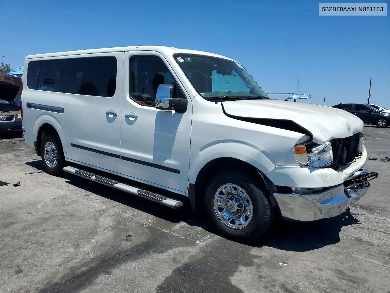 2020 Nissan Nv 3500 Hd Sv VIN: 5BZBF0AAXLN851163 Lot: 60005576