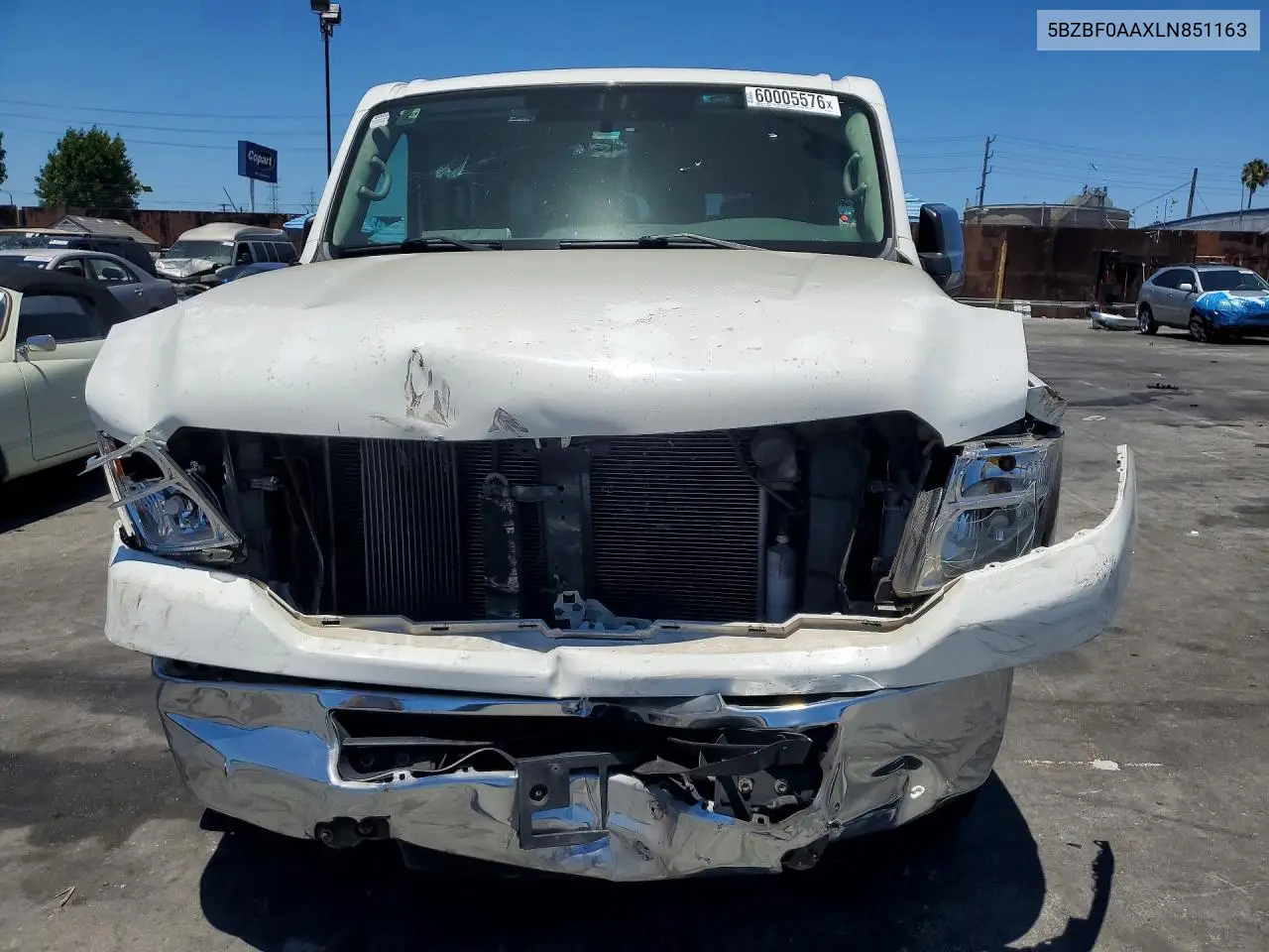 2020 Nissan Nv 3500 Hd Sv VIN: 5BZBF0AAXLN851163 Lot: 60005576