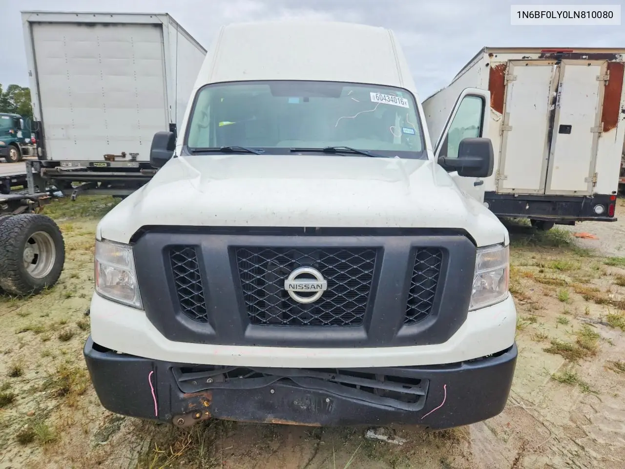 2020 Nissan Nv 2500 Hd Sv VIN: 1N6BF0LY0LN810080 Lot: 60434016