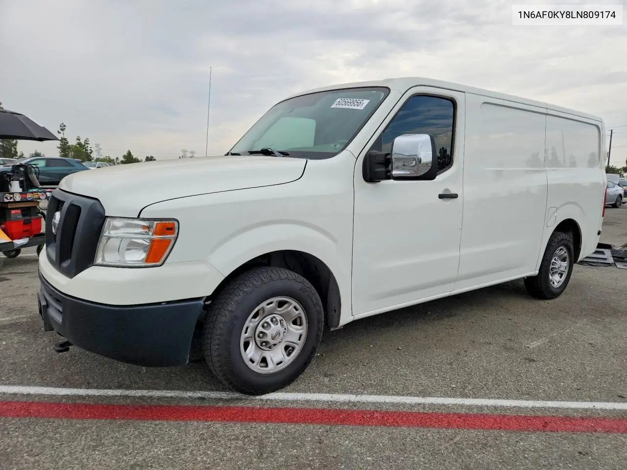 2020 Nissan Nv 2500 Hd Sv VIN: 1N6AF0KY8LN809174 Lot: 60569956