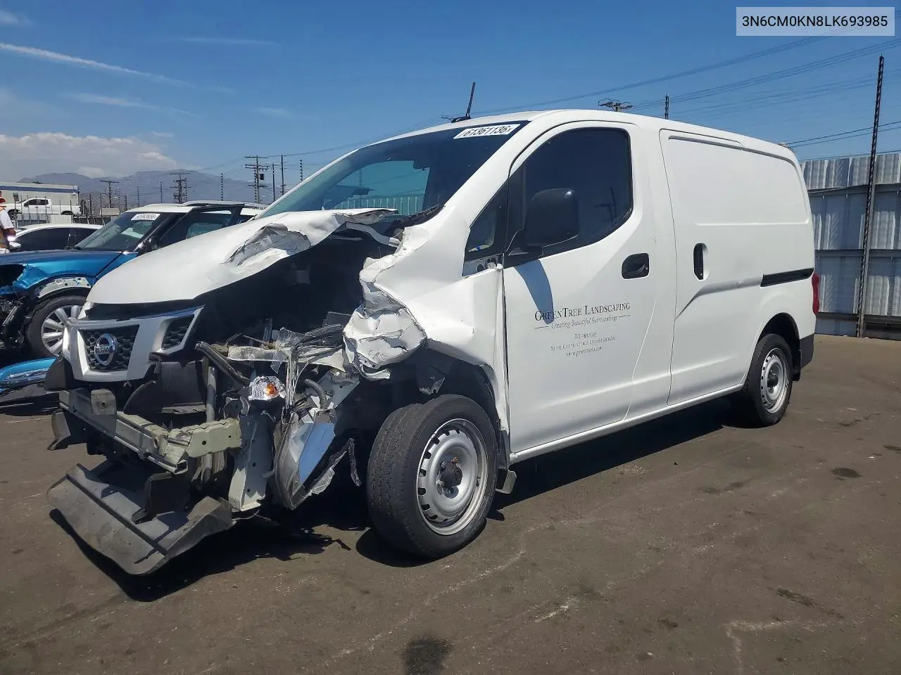 2020 Nissan Nv200 S VIN: 3N6CM0KN8LK693985 Lot: 61361136