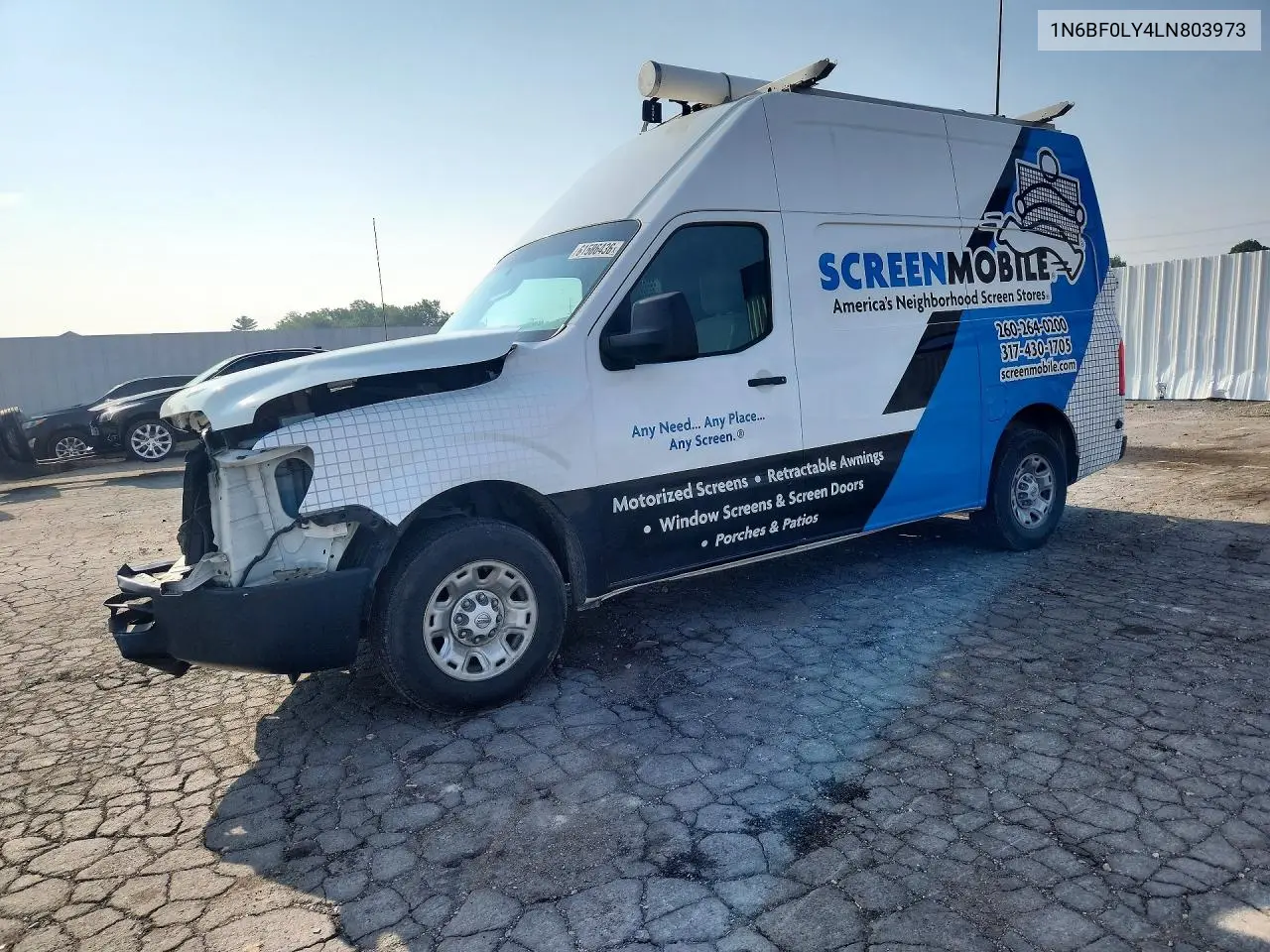 2020 Nissan Nv 2500 Hd Sv VIN: 1N6BF0LY4LN803973 Lot: 61586436