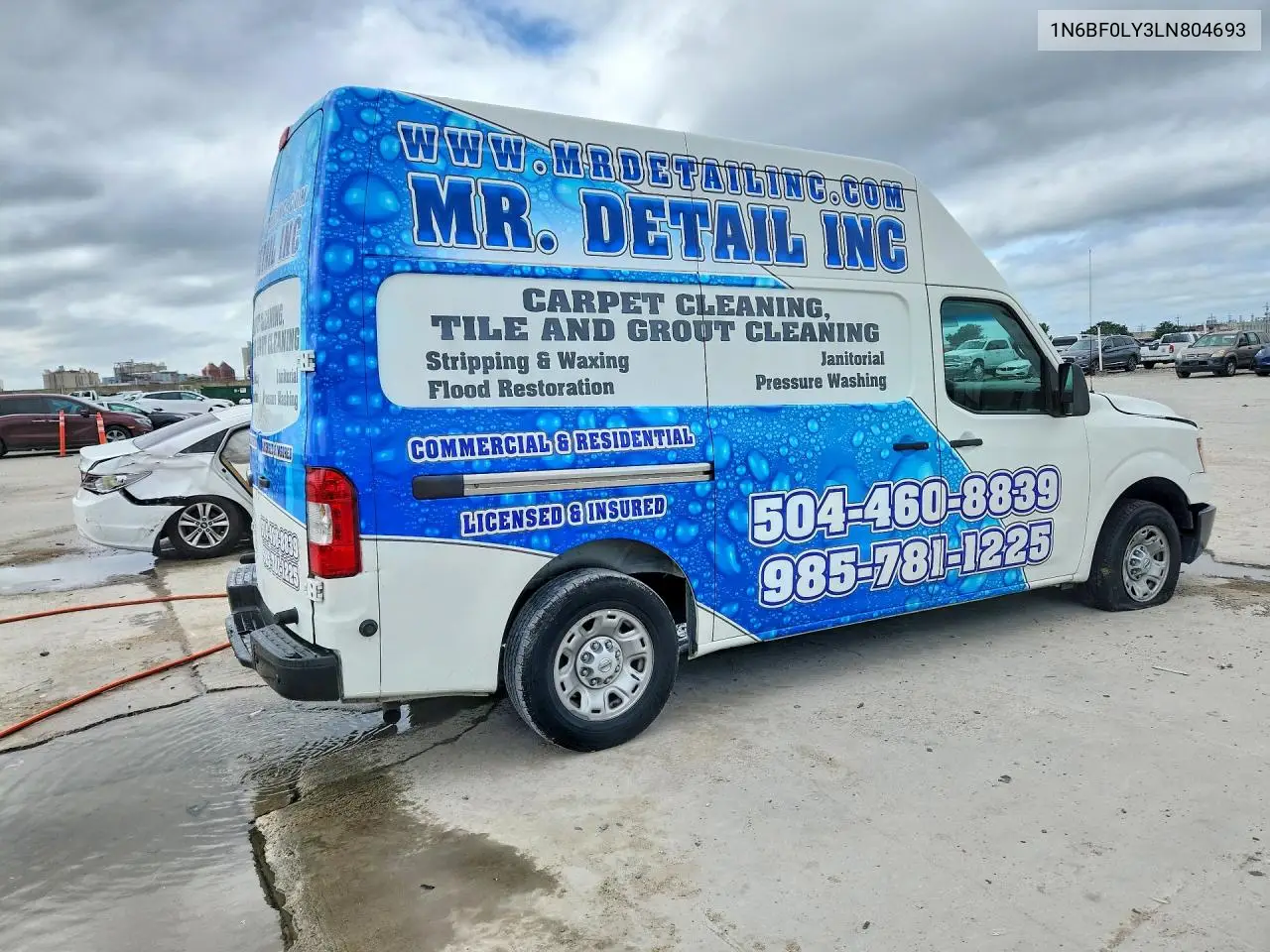 2020 Nissan Nv 2500 Hd Sv VIN: 1N6BF0LY3LN804693 Lot: 61798276