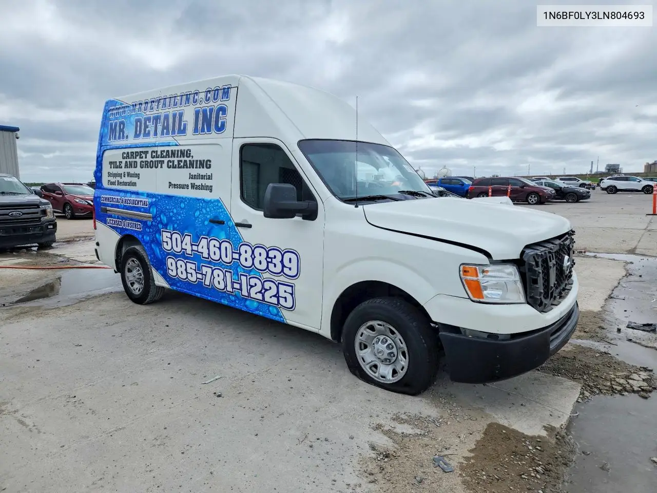 2020 Nissan Nv 2500 Hd Sv VIN: 1N6BF0LY3LN804693 Lot: 61798276