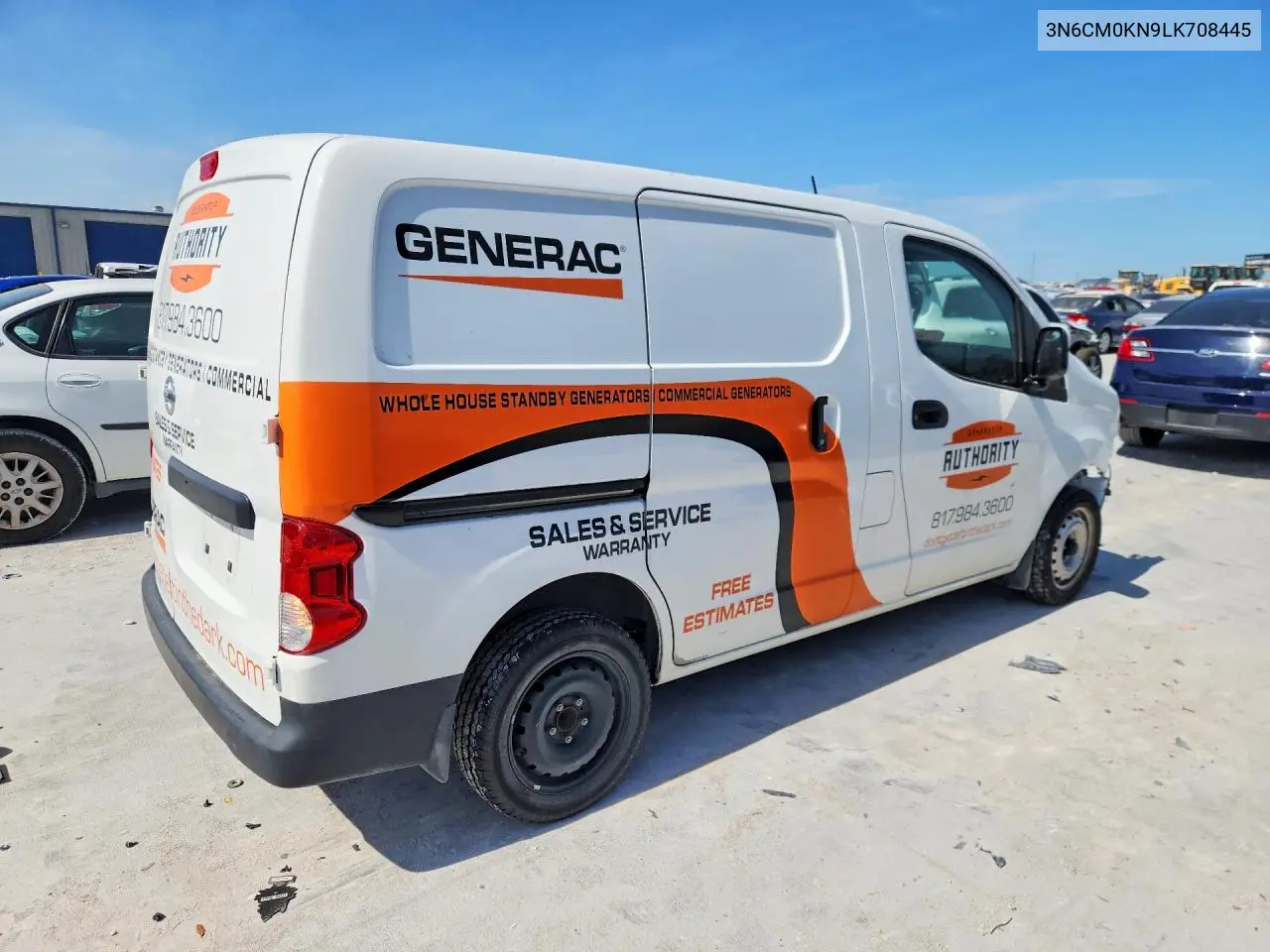 2020 Nissan Nv200 S VIN: 3N6CM0KN9LK708445 Lot: 79134235