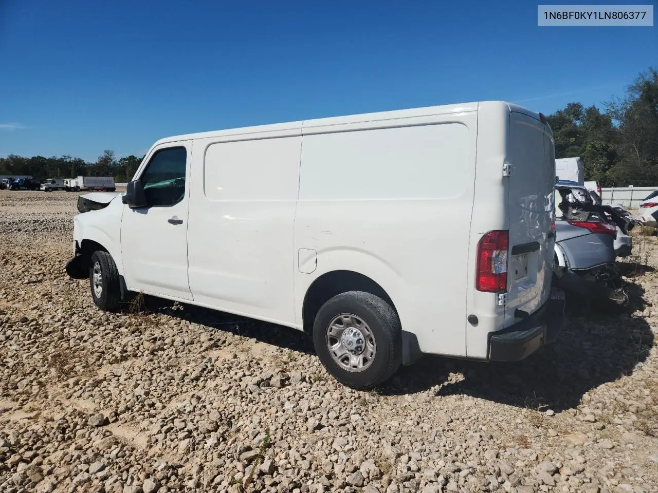 2020 Nissan Nv 2500 S VIN: 1N6BF0KY1LN806377 Lot: 82343415